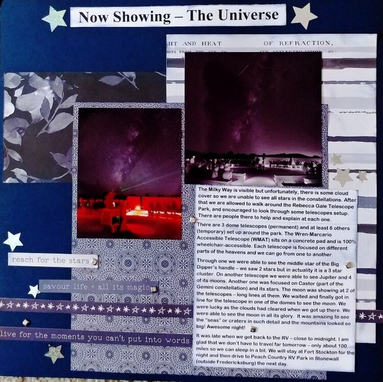Now Showing - The Universe