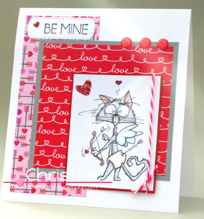 Valentine&#039;s Day Cards featuring Smoochie from CC Designs