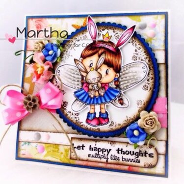 Let Happy Thoughts Multiply Like Bunnies by CC Designs Designer, Martha