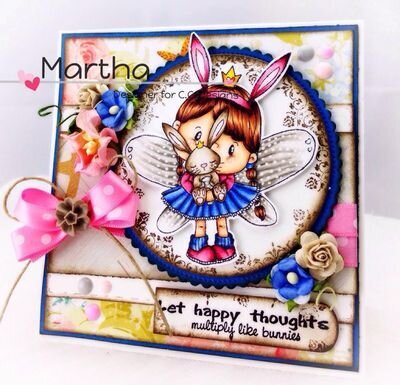 Let Happy Thoughts Multiply Like Bunnies by CC Designs Designer, Martha