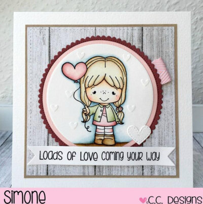 Loads of Love Coming Your Way by Simone for CC Designs