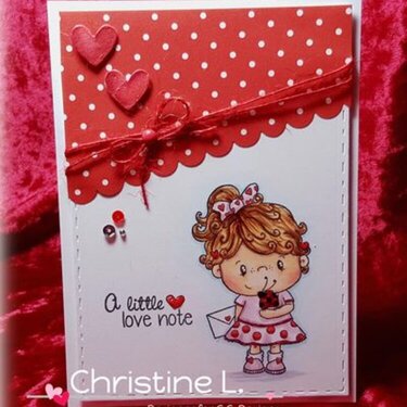A Little Love Note by CC Designs Designer, Christine L.