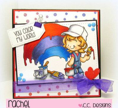 You Color My World by Rachel for CC Designs