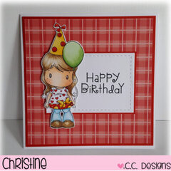 Happy Birthday by Christine for CC Designs