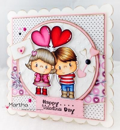Happy Valentine&#039;s Day by CC Designs Designer, Martha