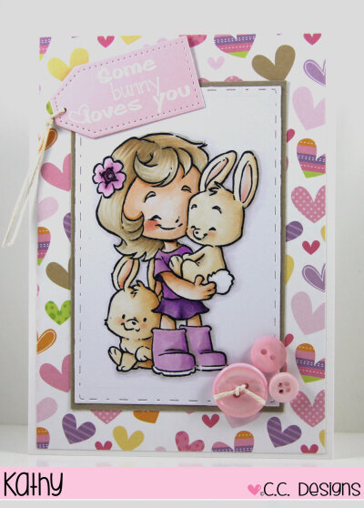 Some Bunny Loves You by Kathy for CC Designs