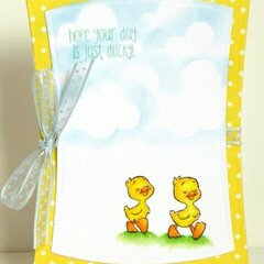 Duckies Card by DT Member Eva