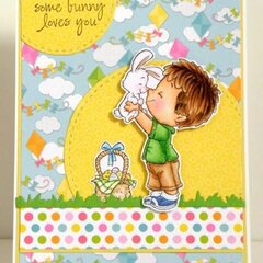 Henry's Bunny Card by DT Member Eva