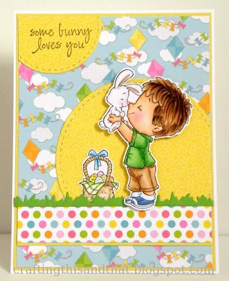 Henry&#039;s Bunny Card by DT Member Eva