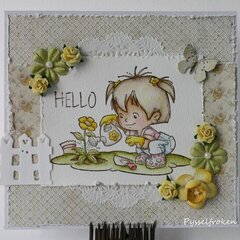 Garden Twila Card by DT Member Frida