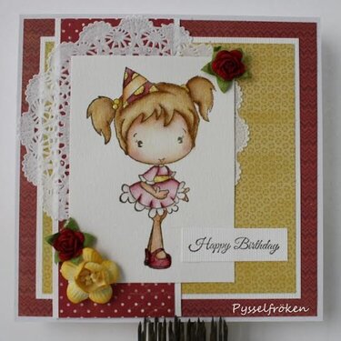 Party Olivia Card by DT Member Frida