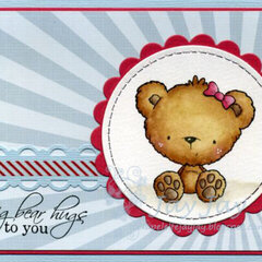 Fluffy Bear Card by DT Member JayJay