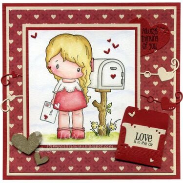 Love Letter Lucy, Mailbox Card by DT Member JayJay