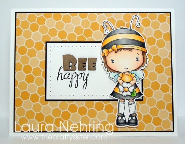Bee Olivia Card by DT Member Laura