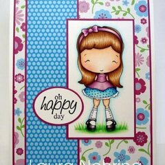 Olivia's Happy Day Card by DT Member Laura