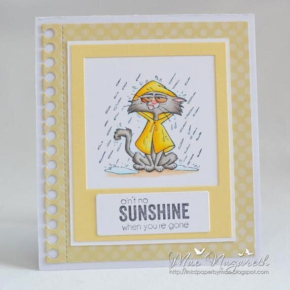 Grouchy Kitty Card by DT Member Mae