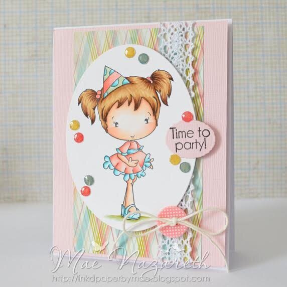 Party Olivia Card by DT Member Mae