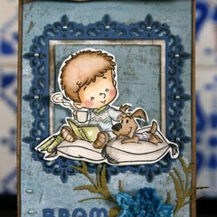 Cocoa Cuddles Card by DT Member Martine