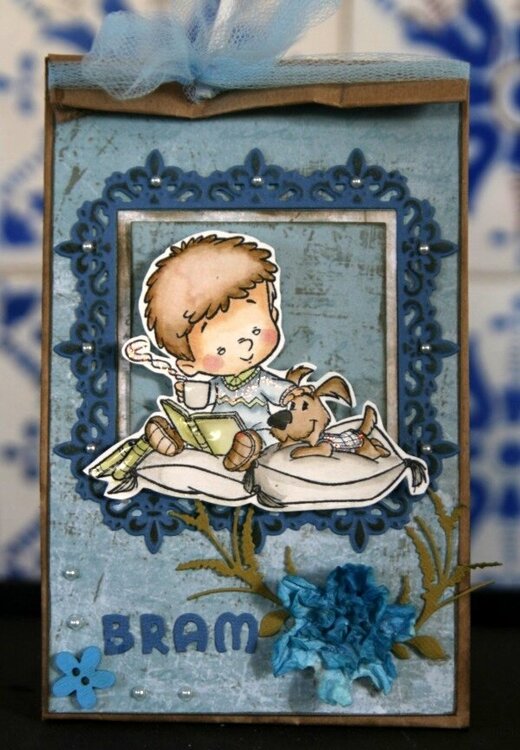 Cocoa Cuddles Card by DT Member Martine