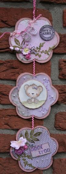 Fluffy Bear Card by DT Member Martine
