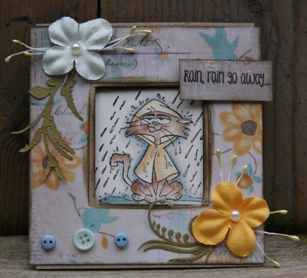 Grouchy Kitty Card by DT Member Martine