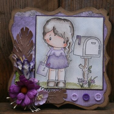 Love Letter Lucy, Mailbox Card by DT Member Martine