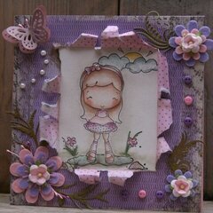 Olivia's Happy Day, Puddles Card by DT Member Martine