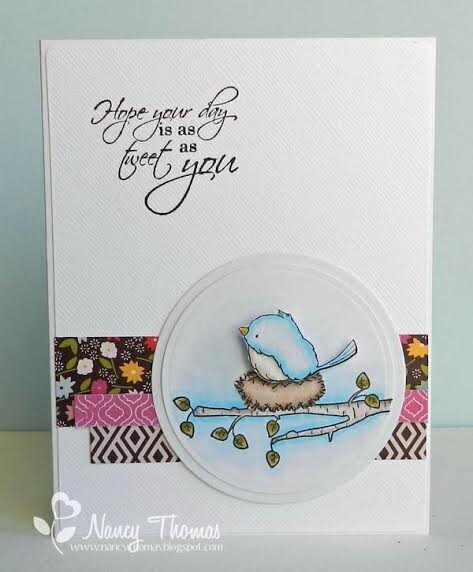 Blue Bird Card by DT Member Nancy