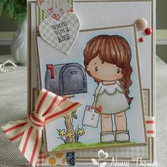 Love Letter Lucy Card by DT Member Nancy