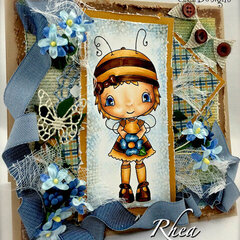 Bee Olivia Card by DT Member Rhea