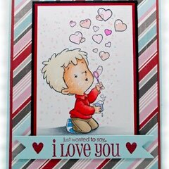 Blowing Kisses Card by DT Member Shelby