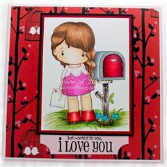 Love Letter Lucy Card by DT Member Shelby