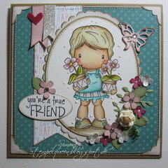 Flower Pots Lucy Card by DT Member Simone