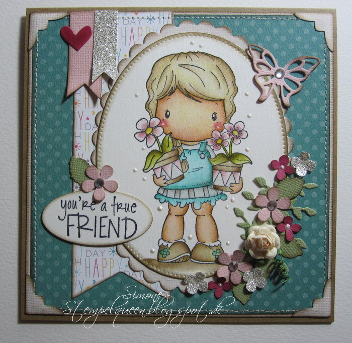 Flower Pots Lucy Card by DT Member Simone