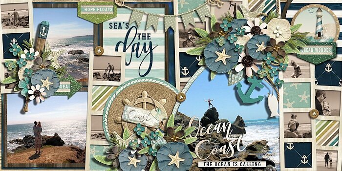 Ocean Coast 2 page layout