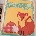 Thanksgiving Fox card