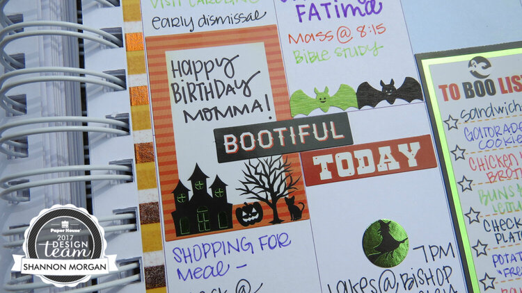 OCTOBER PLANNER PAGES