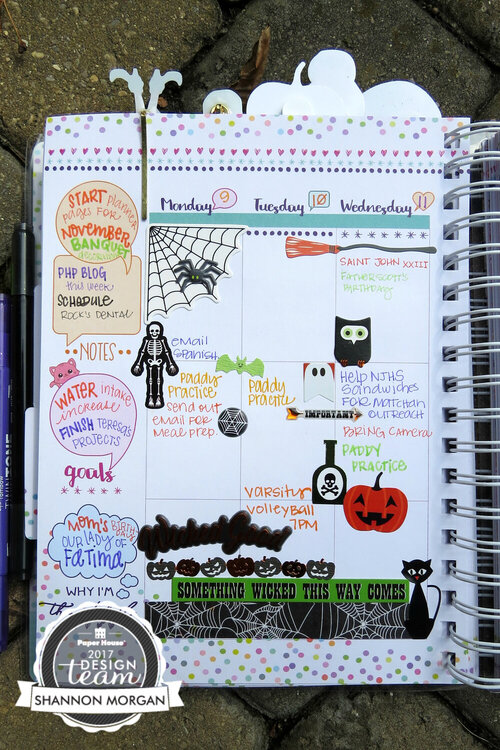 OCTOBER PLANNER PAGES