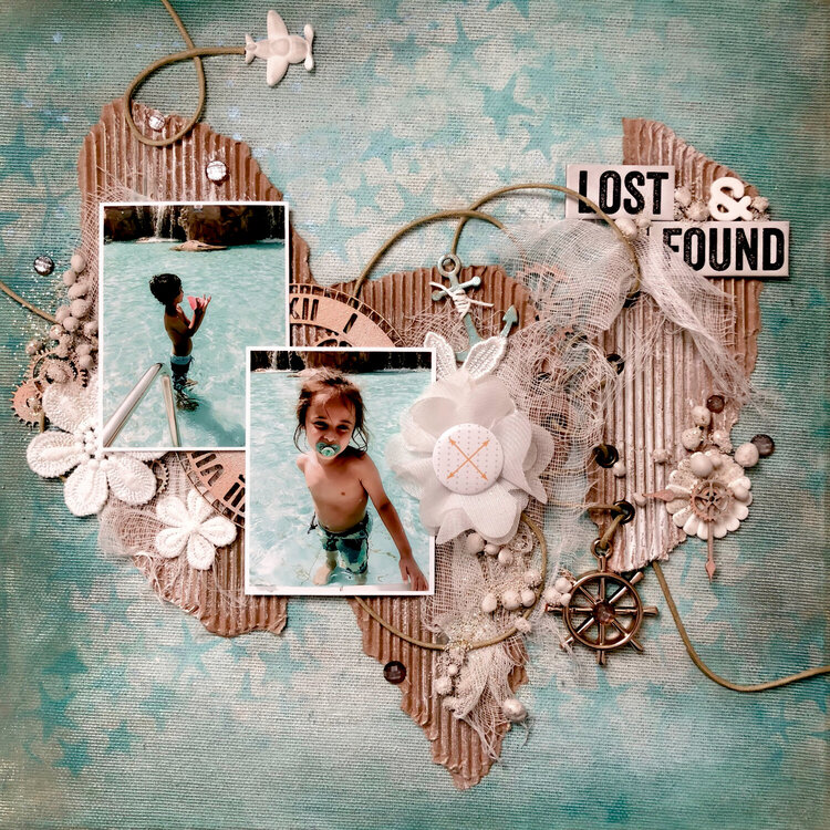 12x12 Canvas &quot;Lost&amp;Found&quot;