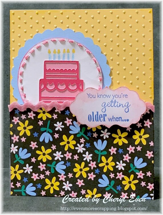 EMS - Floral Birthday Card