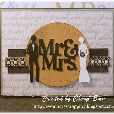 EMS - Mr &amp; Mrs Wedding Card