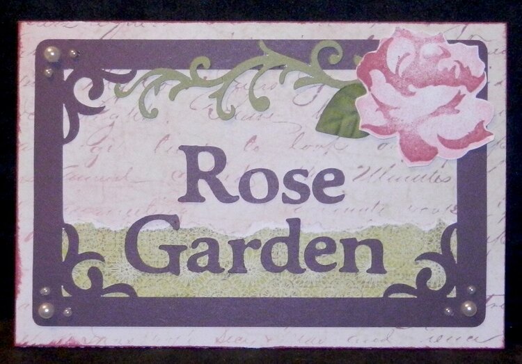 EMS - Rose Garden Photo Pocket Card