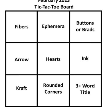 EMS - February 2023 Tic-Tac-Toe Board