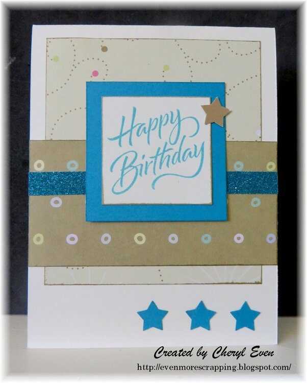 EMS - Star Birthday Card