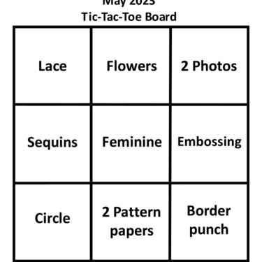 EMS - May 2023 Tic-Tac-Toe Board