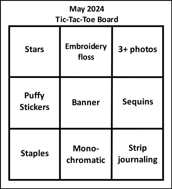 EMS - May 2024 Tic Tac Toe Board
