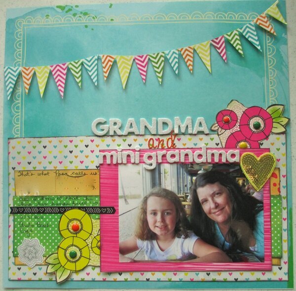 Grandma &amp; mini grandma - CHA Challenge #3