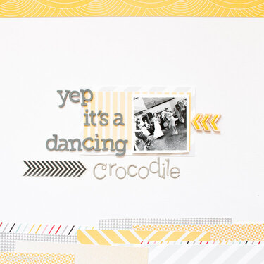 Yep, it&#039;s a dancing crocodile