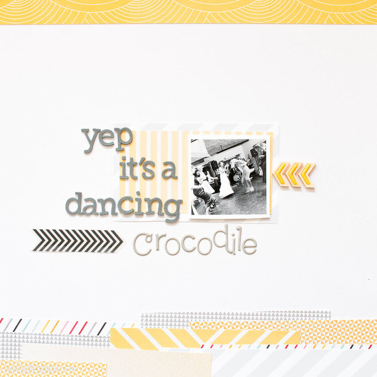 Yep, it&#039;s a dancing crocodile