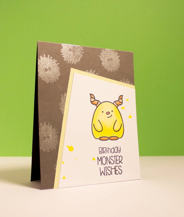 Birthday Monster Wishes - The Alley Way Stamps Oogles